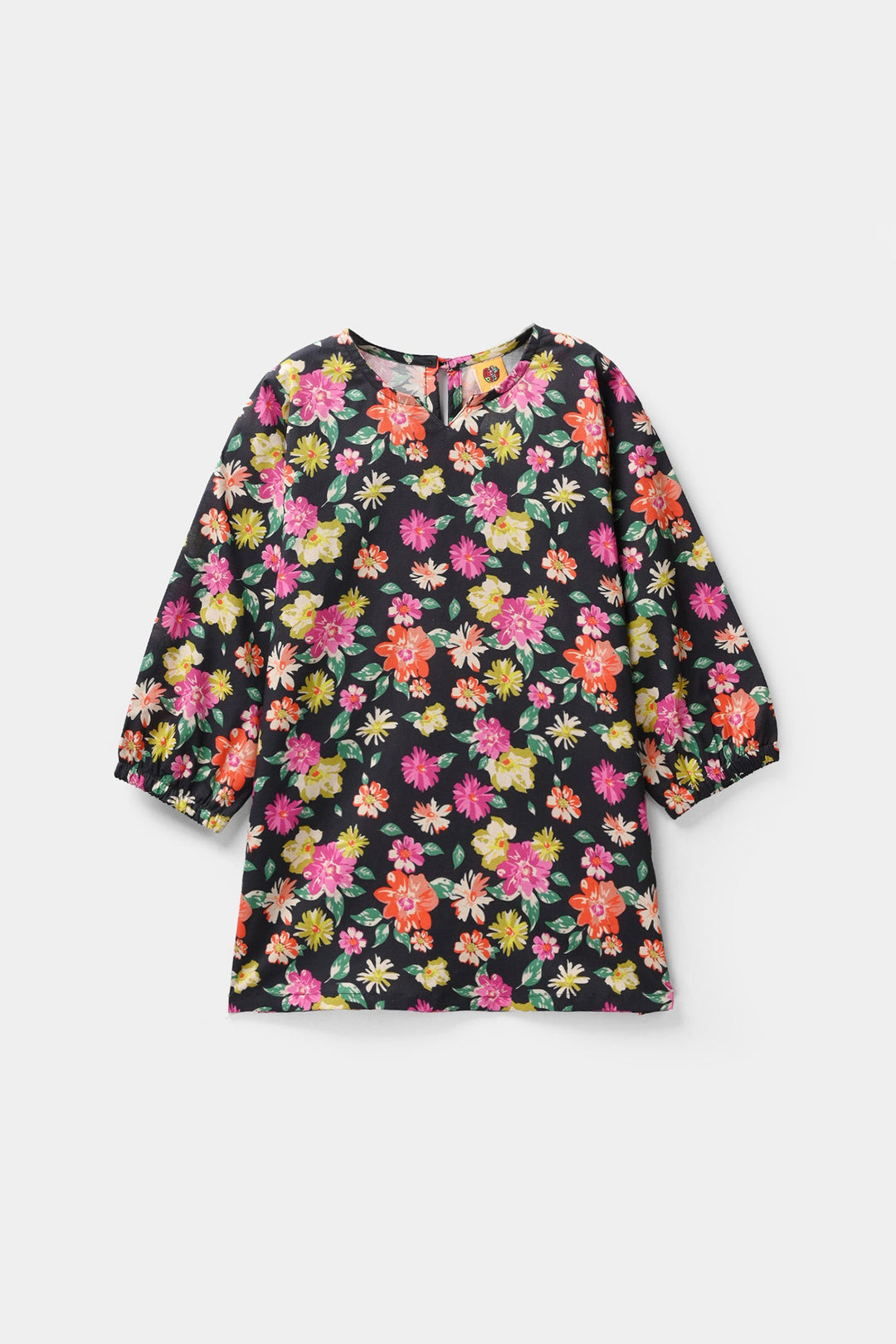 Girls Cotton Printed 2Pcs Raspberry - Multi