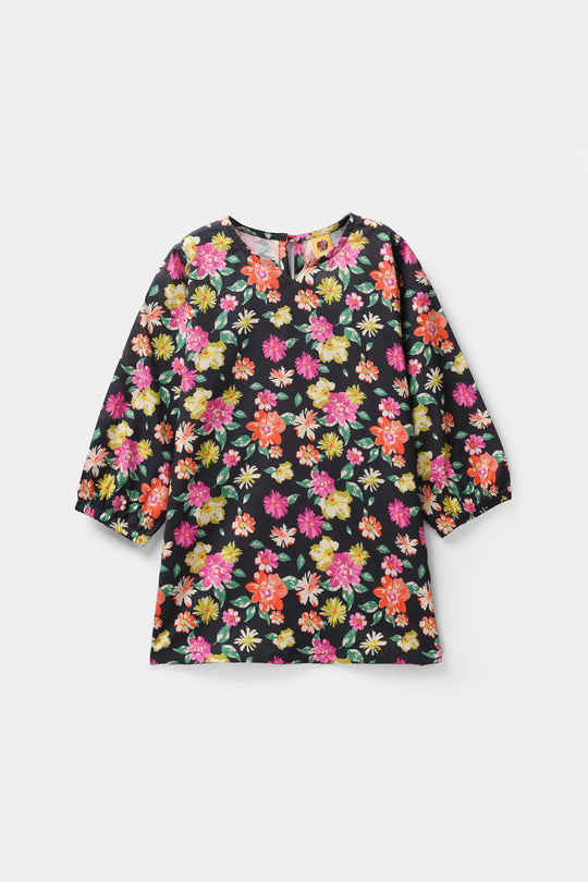 Girls Cotton Printed 2Pcs Raspberry - Multi