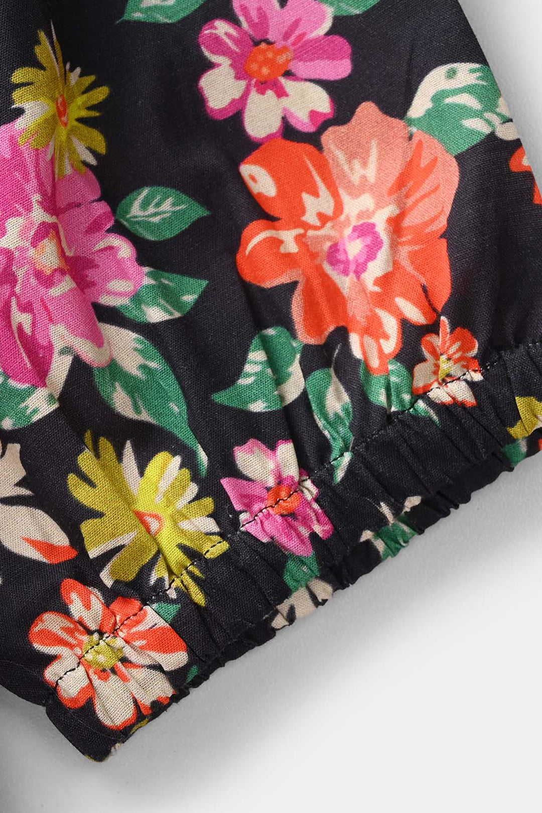 Girls Cotton Printed 2Pcs Raspberry - Multi