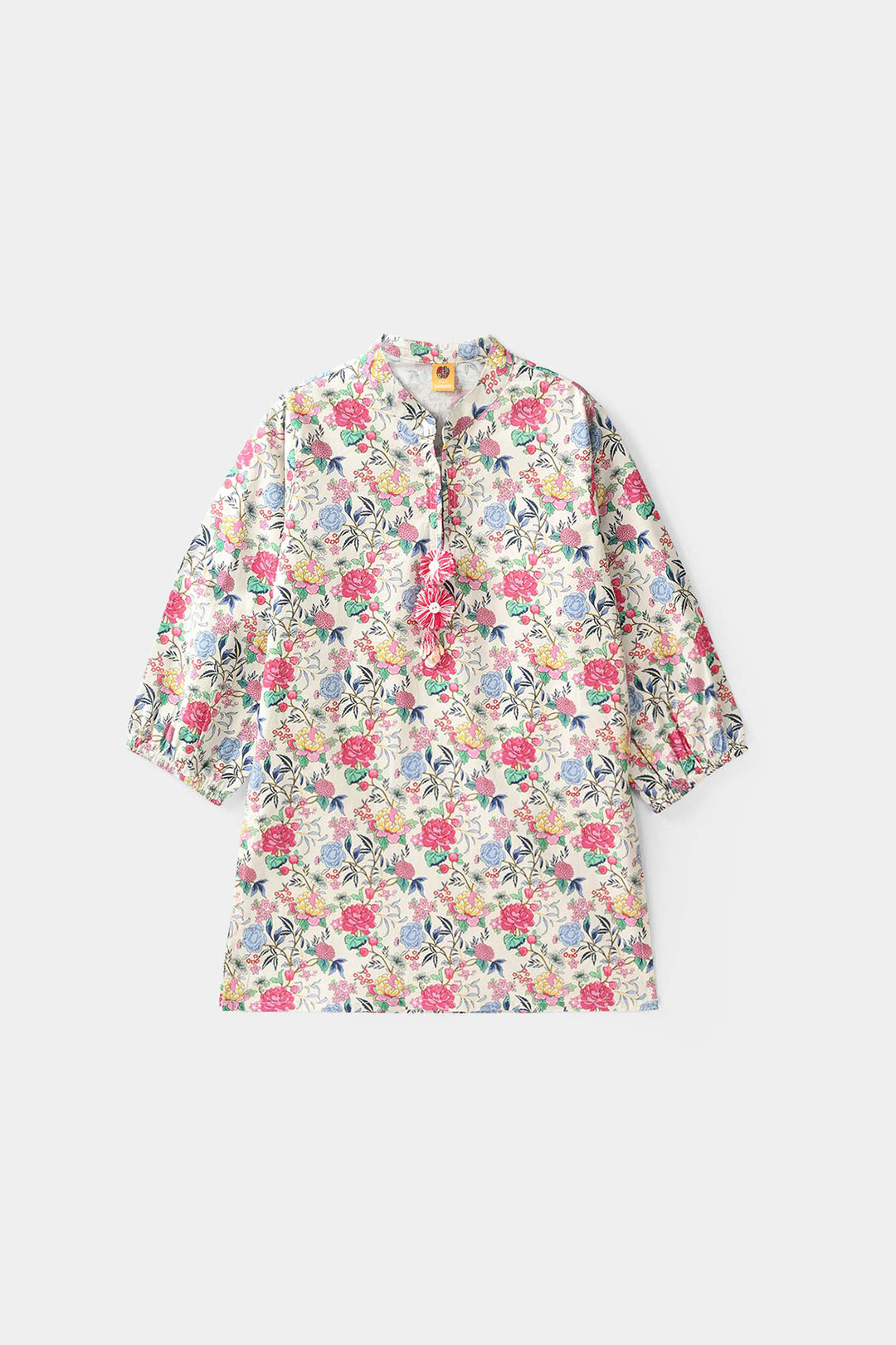 Girls Cotton Printed 2Pcs Floral - Multi