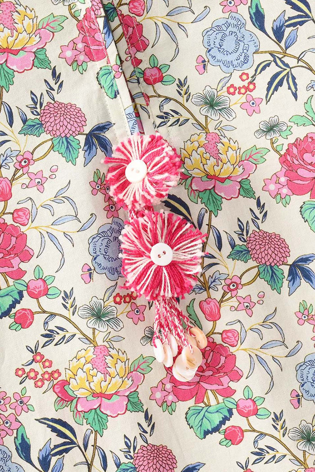 Girls Cotton Printed 2Pcs Flora - Multi