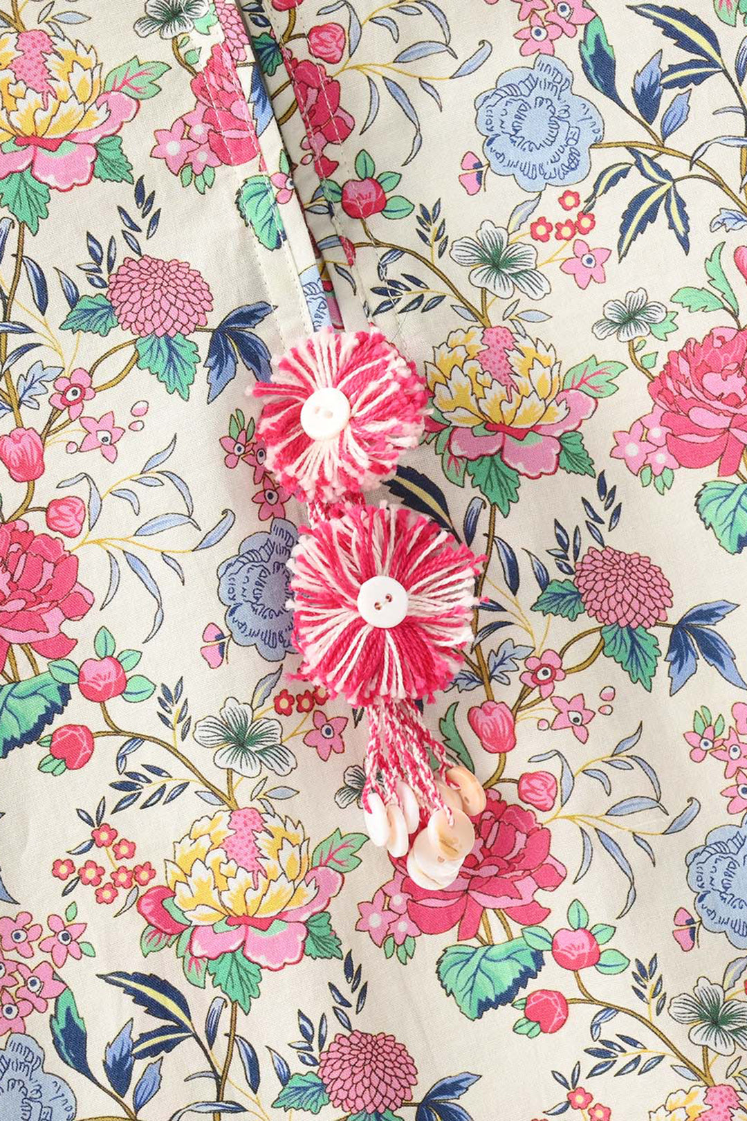 Girls Cotton Printed 2Pcs Floral - Multi