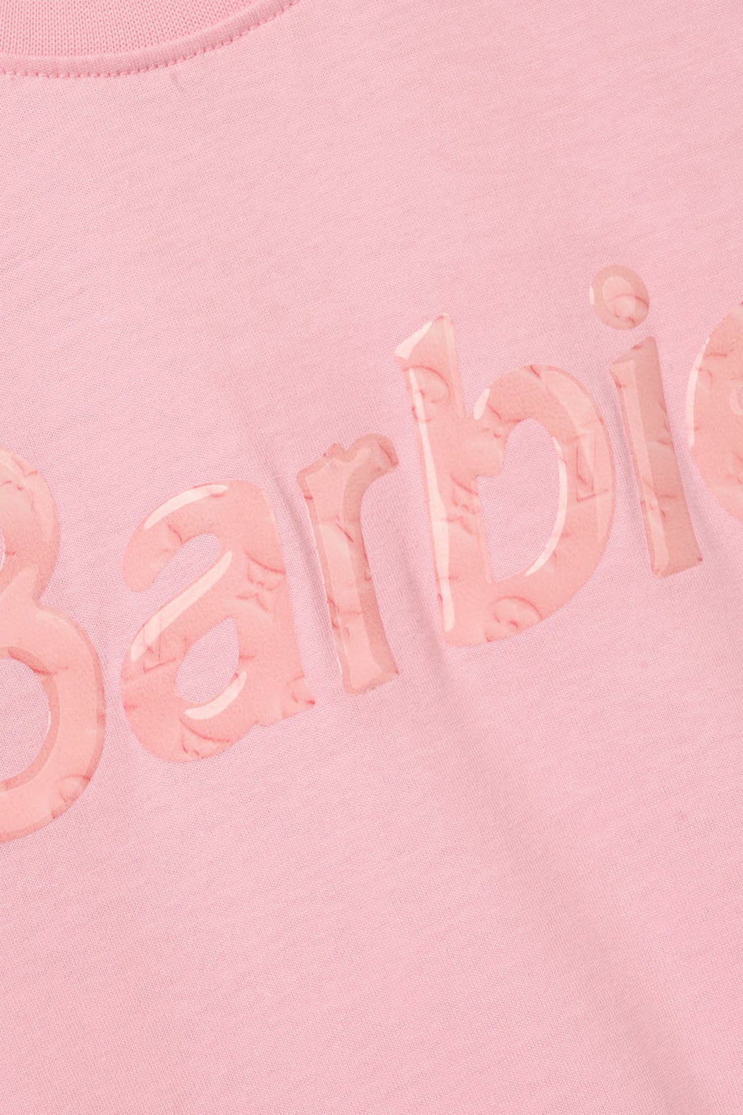 Girls Cotton Jersey T-Shirt (Barbie) - Pink