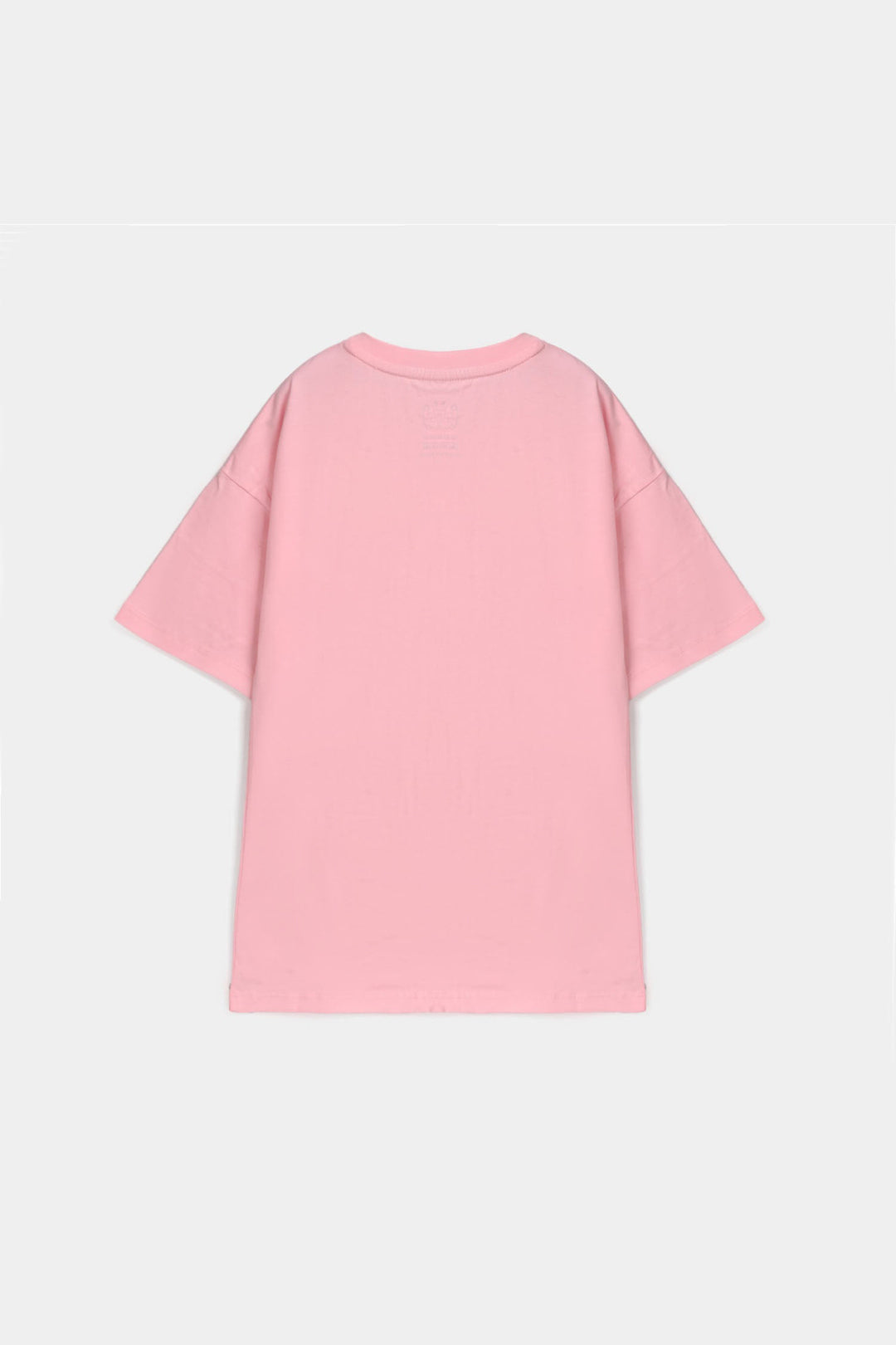 Girls Cotton Jersey T-Shirt (Butterfly) - Pink