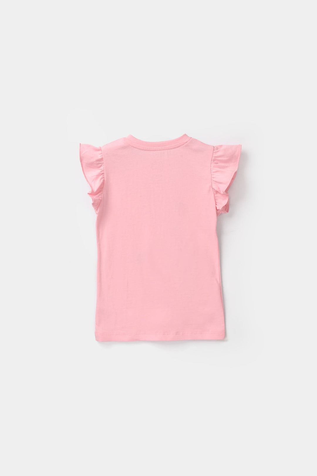 Infant Girls Cotton Jersey T-Shirt - Pink
