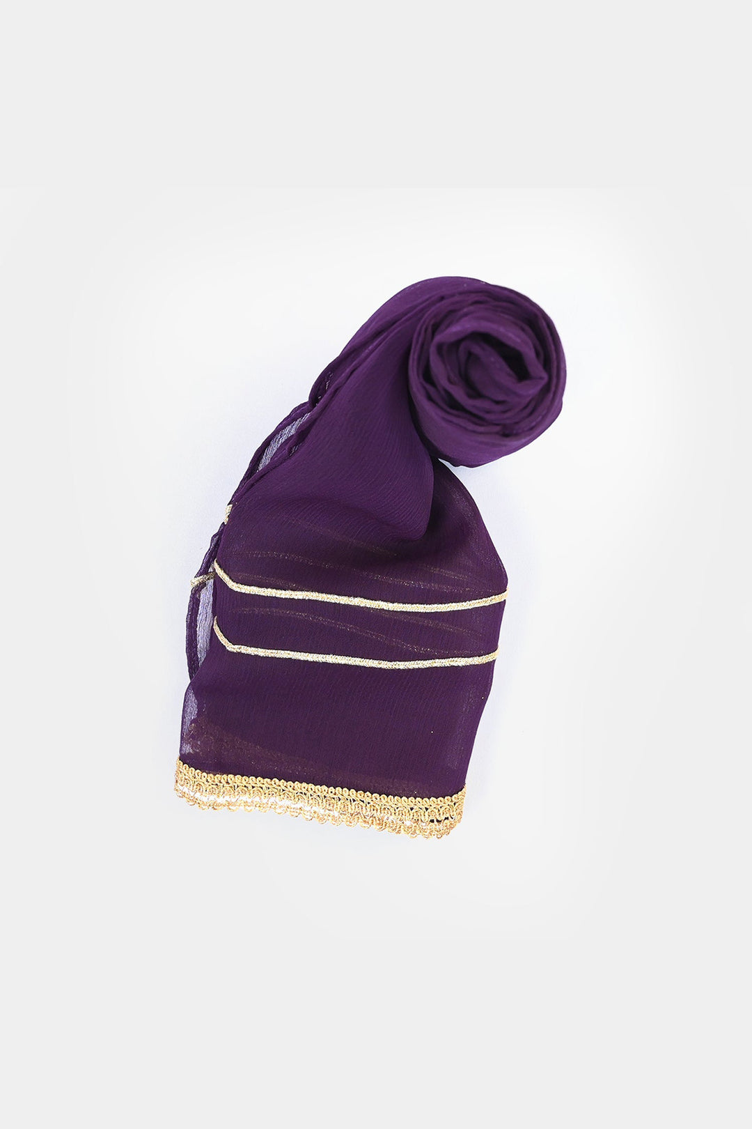 Girls Chiffon 3Pcs Sona Rani - Purple