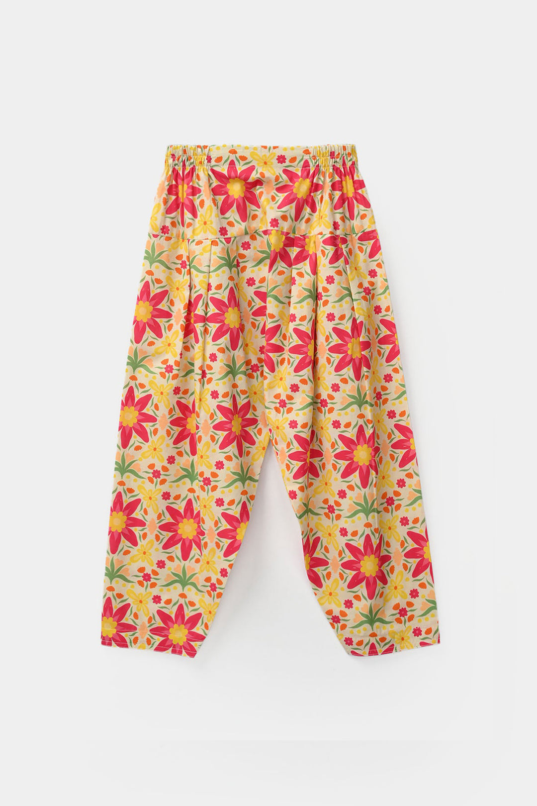 Girls Cotton Printed 2Pcs Suit - Multi