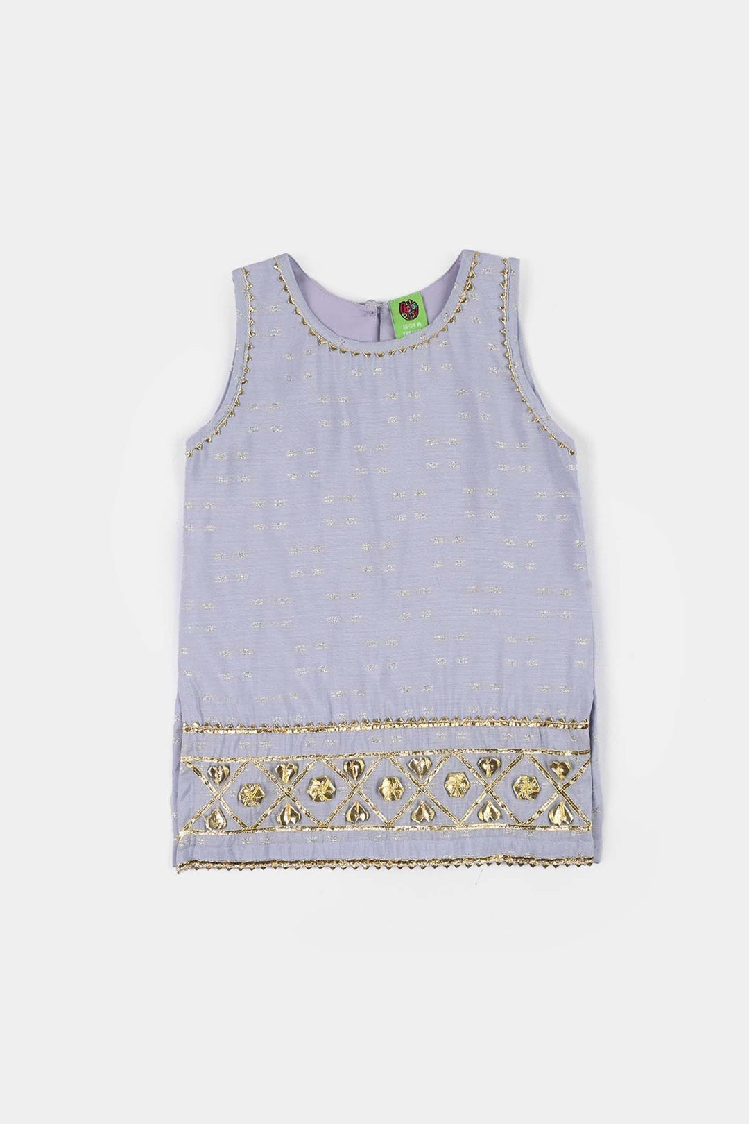 Infant Girls Jacquard 2-Pc Set (Gota Rani) - Lilac