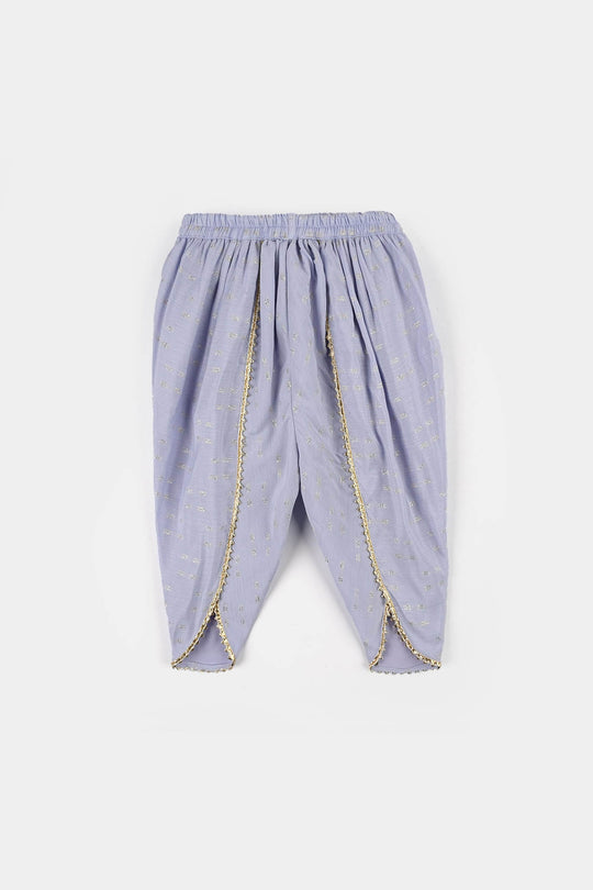 Infant Girls Jacquard 2-Pc Set (Gota Rani) - Lilac