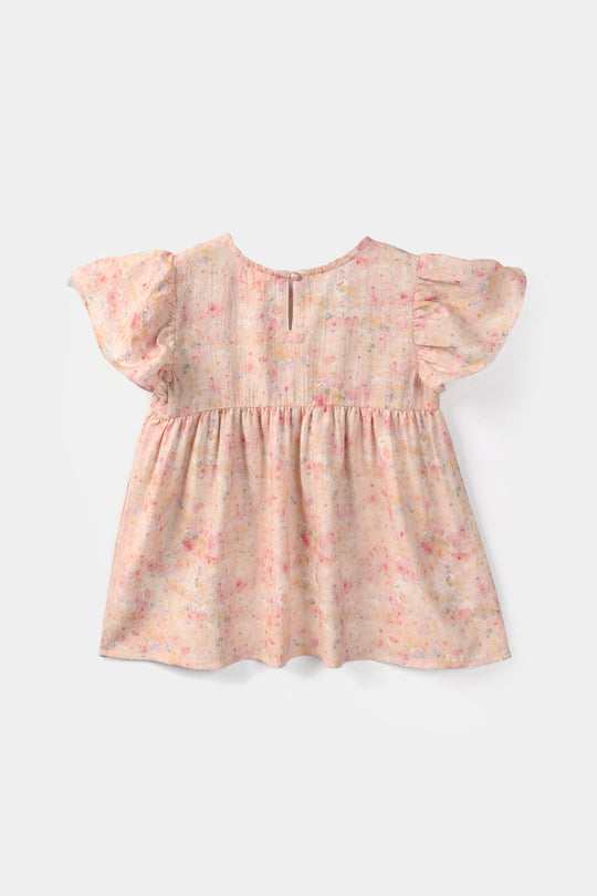 Girls Cotton CO-Ord Set - Multi