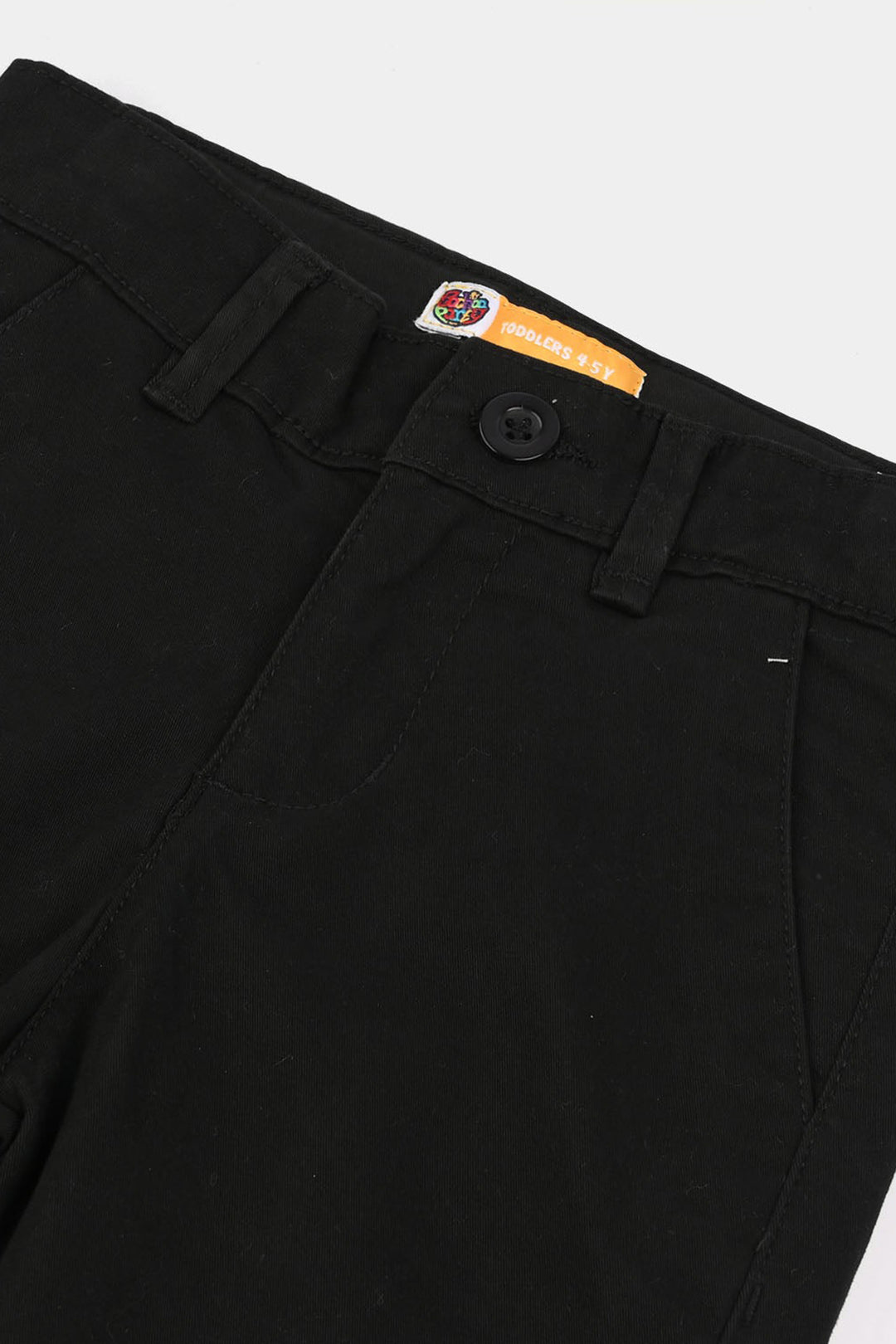 Boys Twill Pants Basic - Black