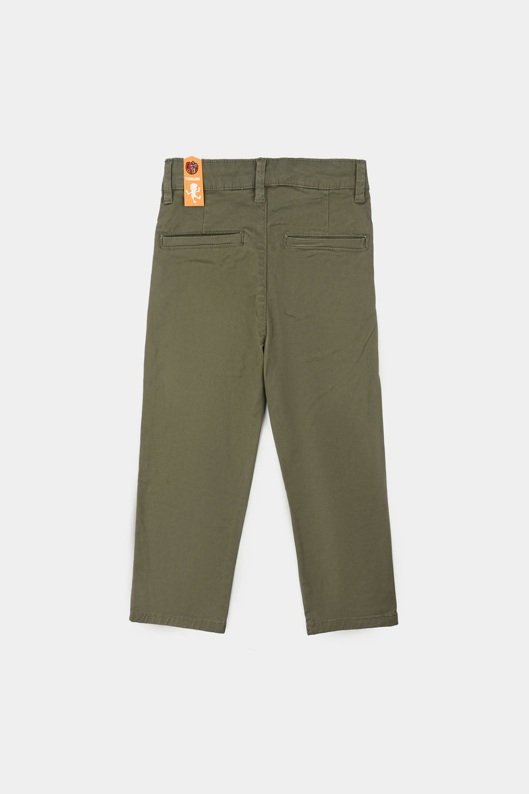 Boys Twill Pants Basic - Green