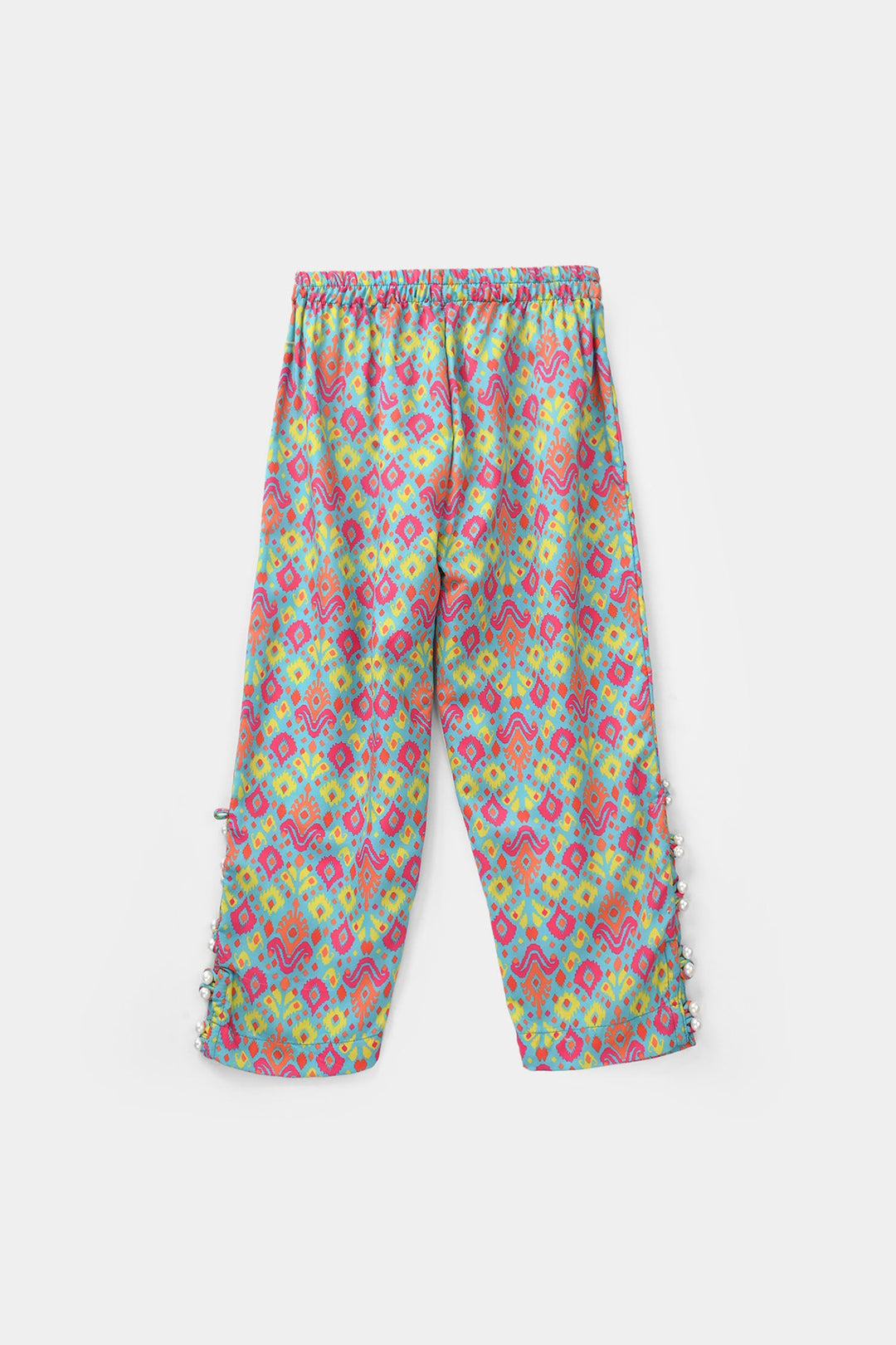 Girls Poly Mesh Printed 2Pcs Blossom - Multi