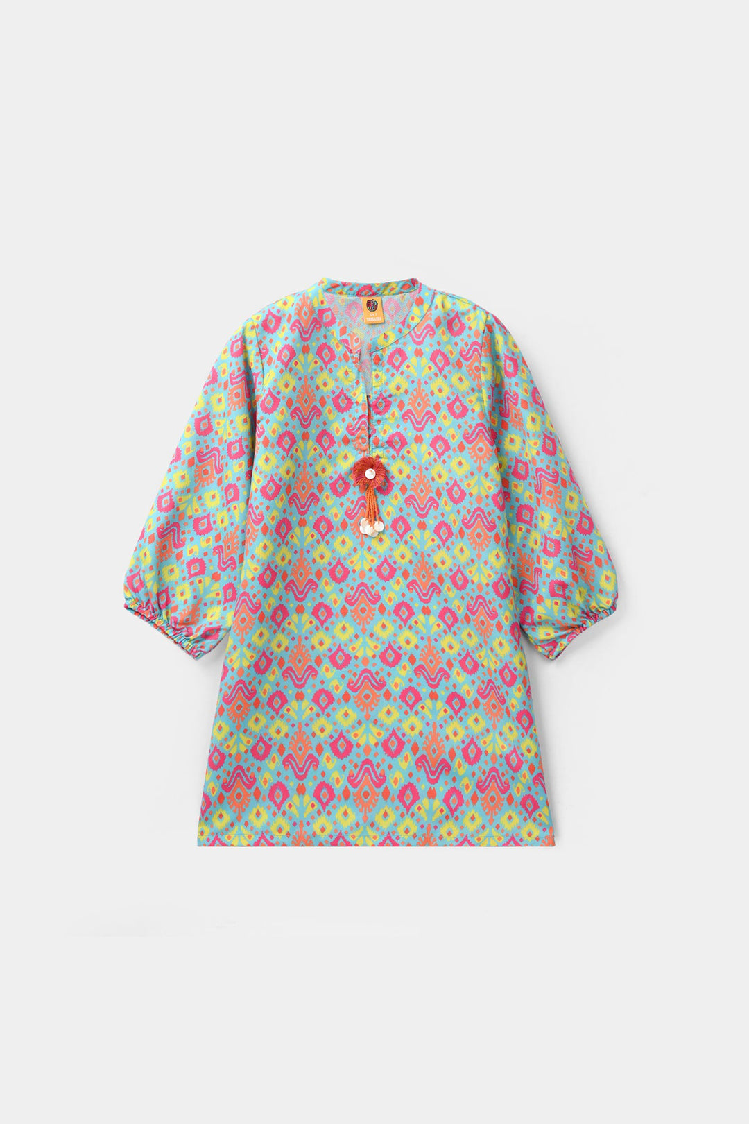 Girls Poly Mesh Printed 2Pcs Blossom - Multi