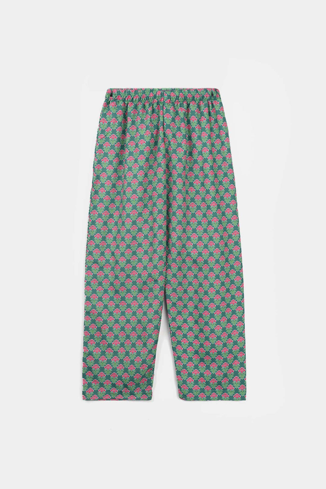 Girls Poly Mesh Printed 2Pcs - Multi