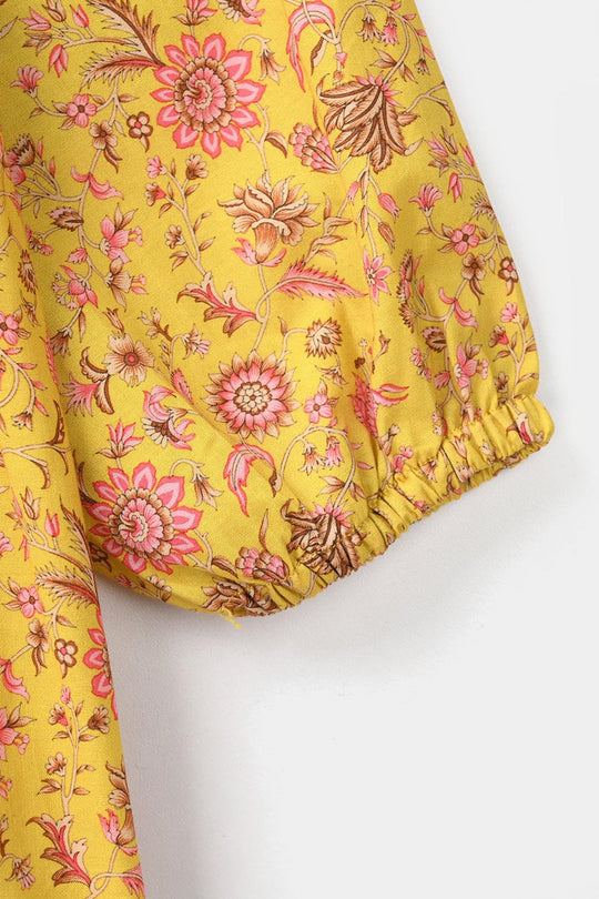 Girls Cotton Printed 2Pcs - Multi