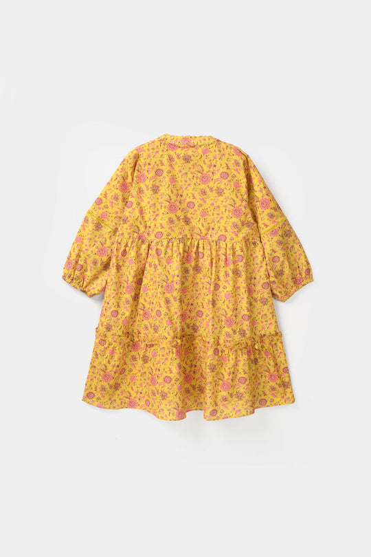 Girls Cotton Printed 2Pcs - Multi