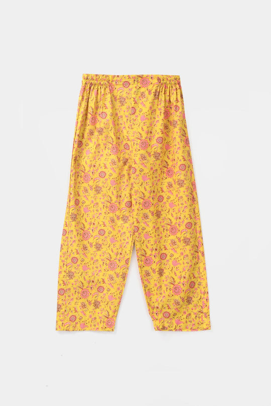 Girls Cotton Printed 2Pcs - Multi