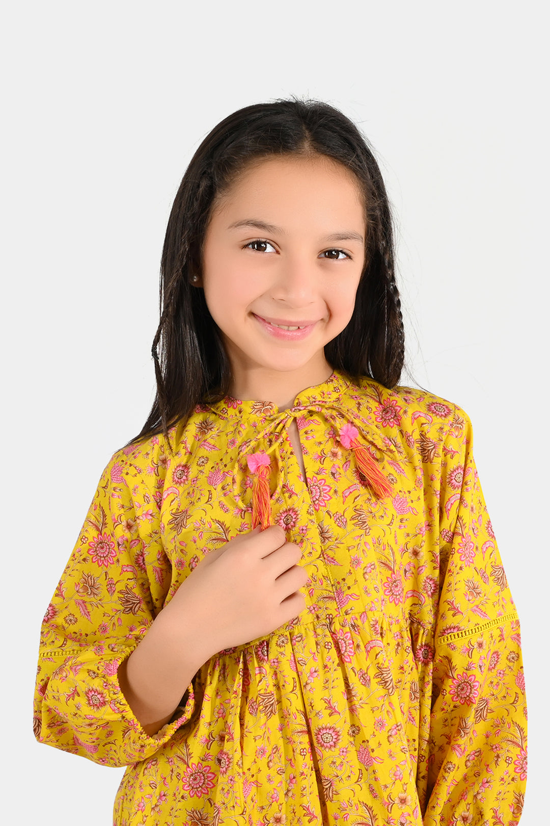 Girls Cotton Printed 2Pcs - Multi