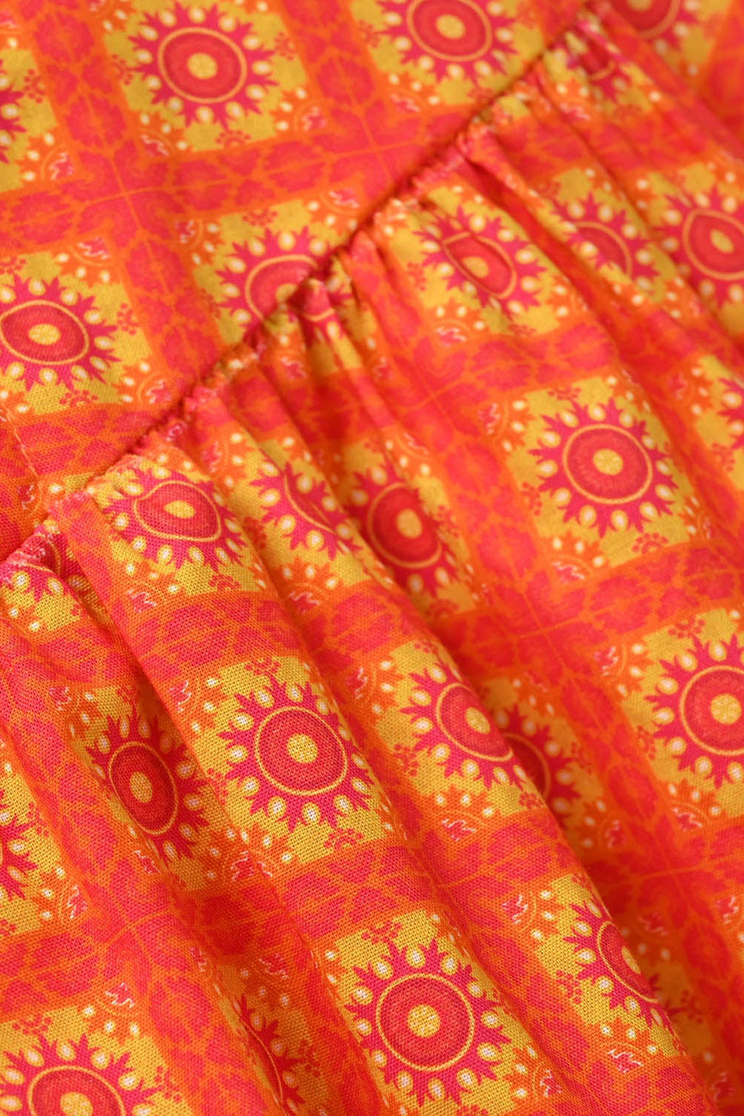 Infant Girls Cotton Printed Kurti-Citrus