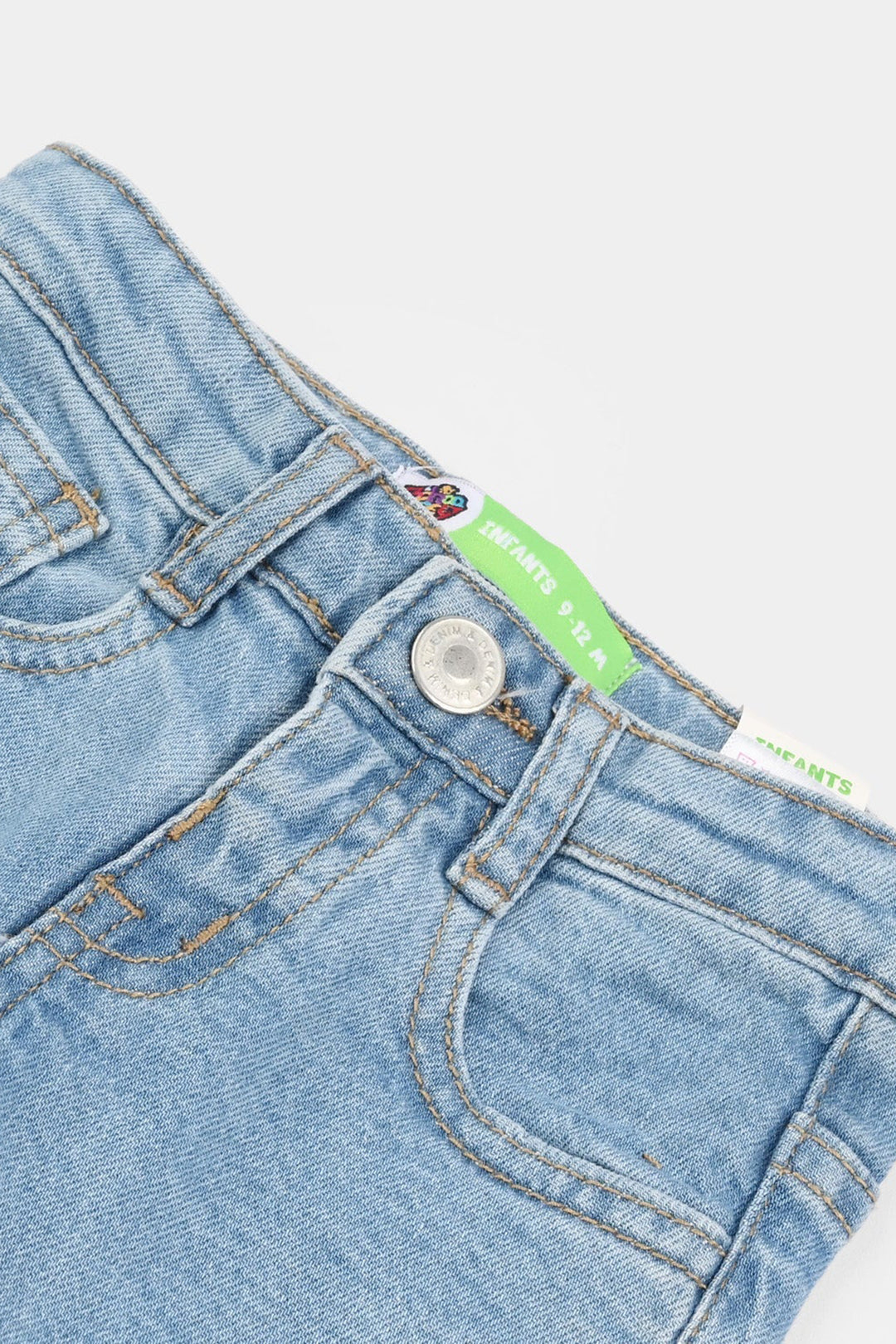 Infant Boys Denim Viscose Pants Basic - Light Blue