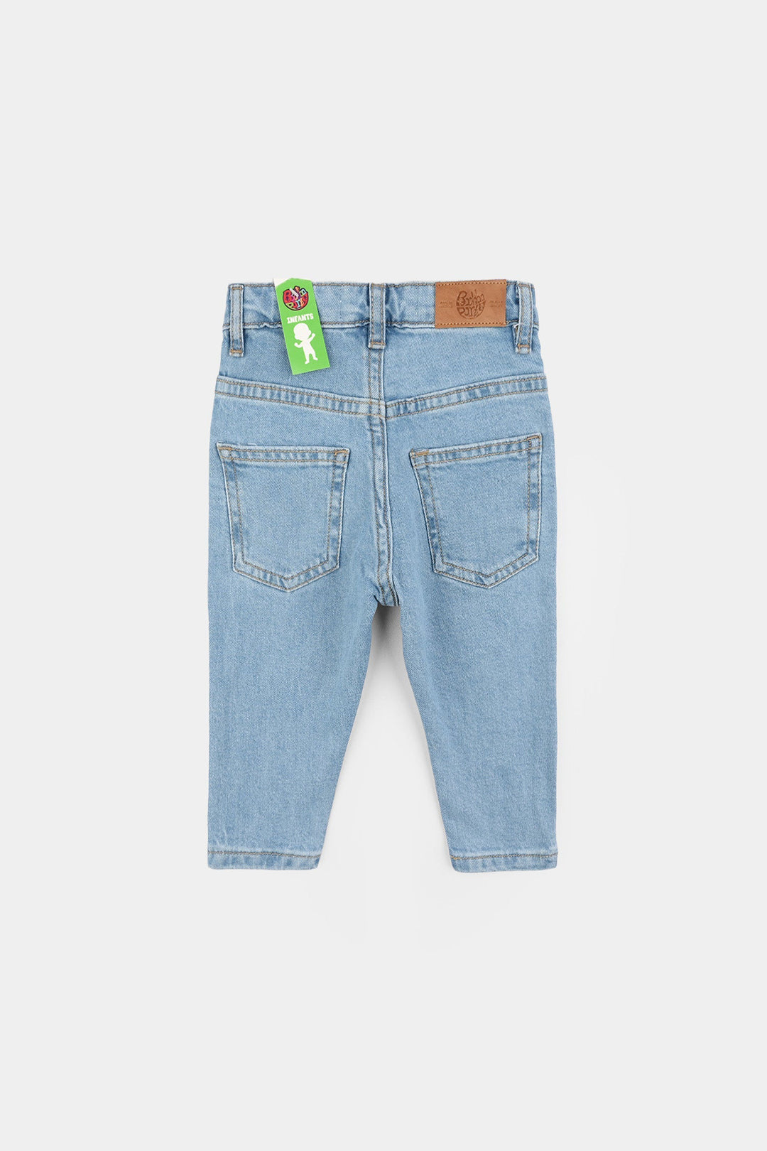 Infant Boys Denim Viscose Pants Basic - Light Blue