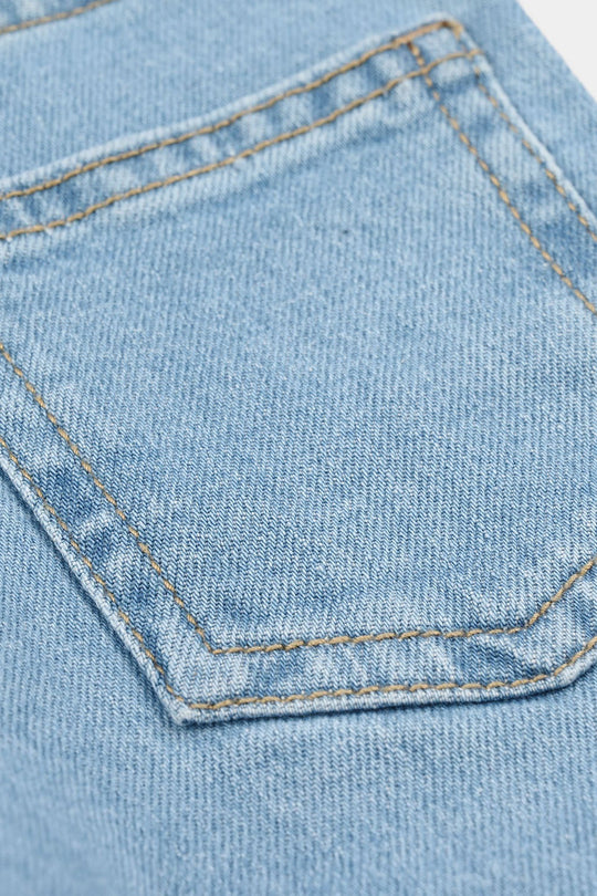 Infant Boys Denim Viscose Pants Basic - Light Blue