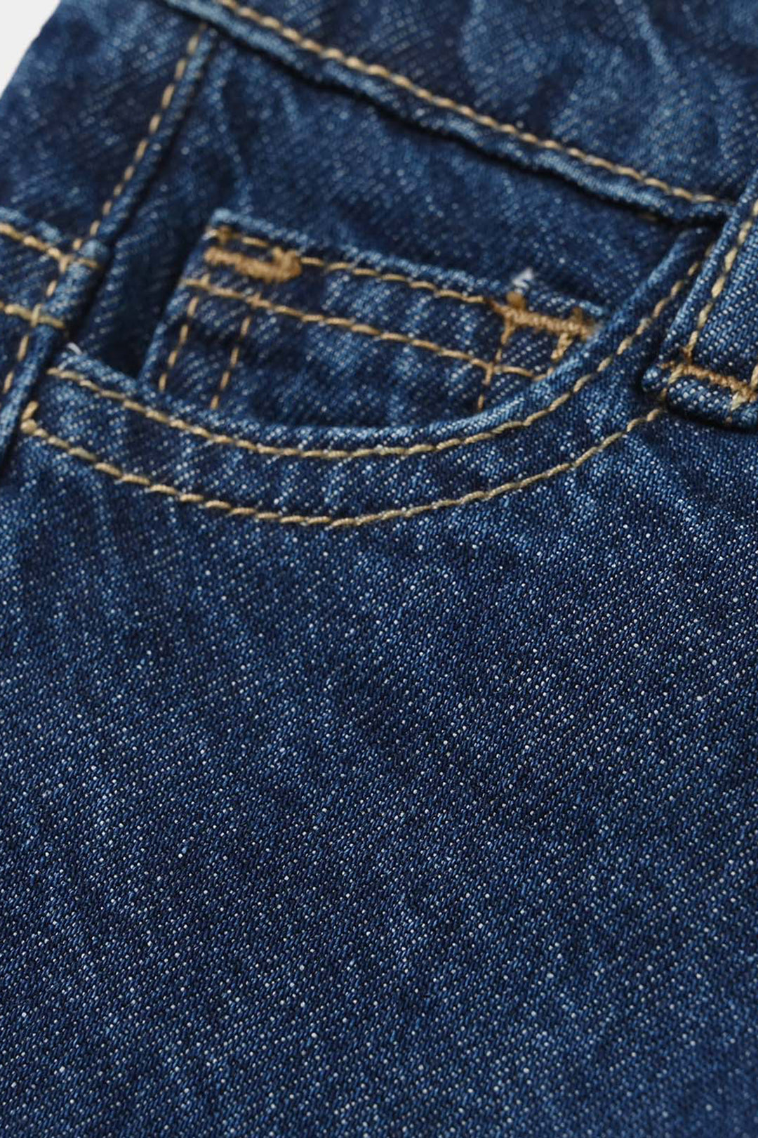 Infant Boys Denim Viscose Pants - Dark Blue