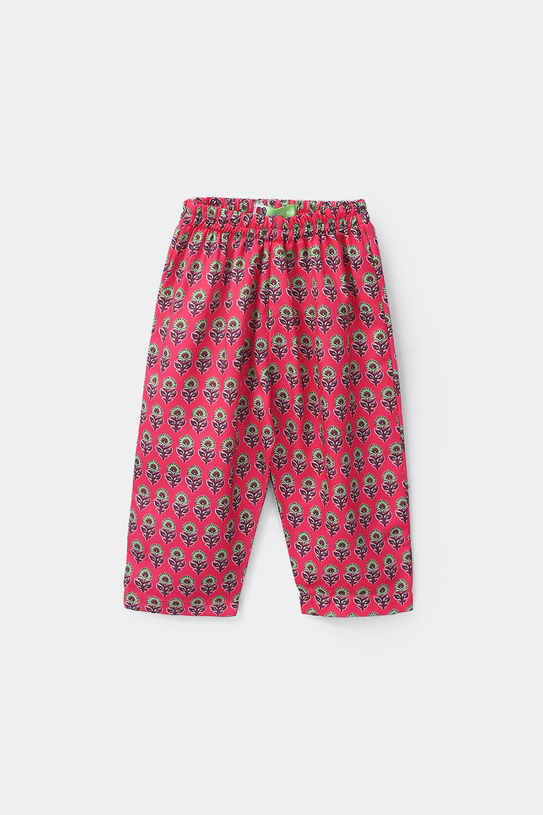 Infant Girls Poly Mesh Printed 2 Pcs - Berry
