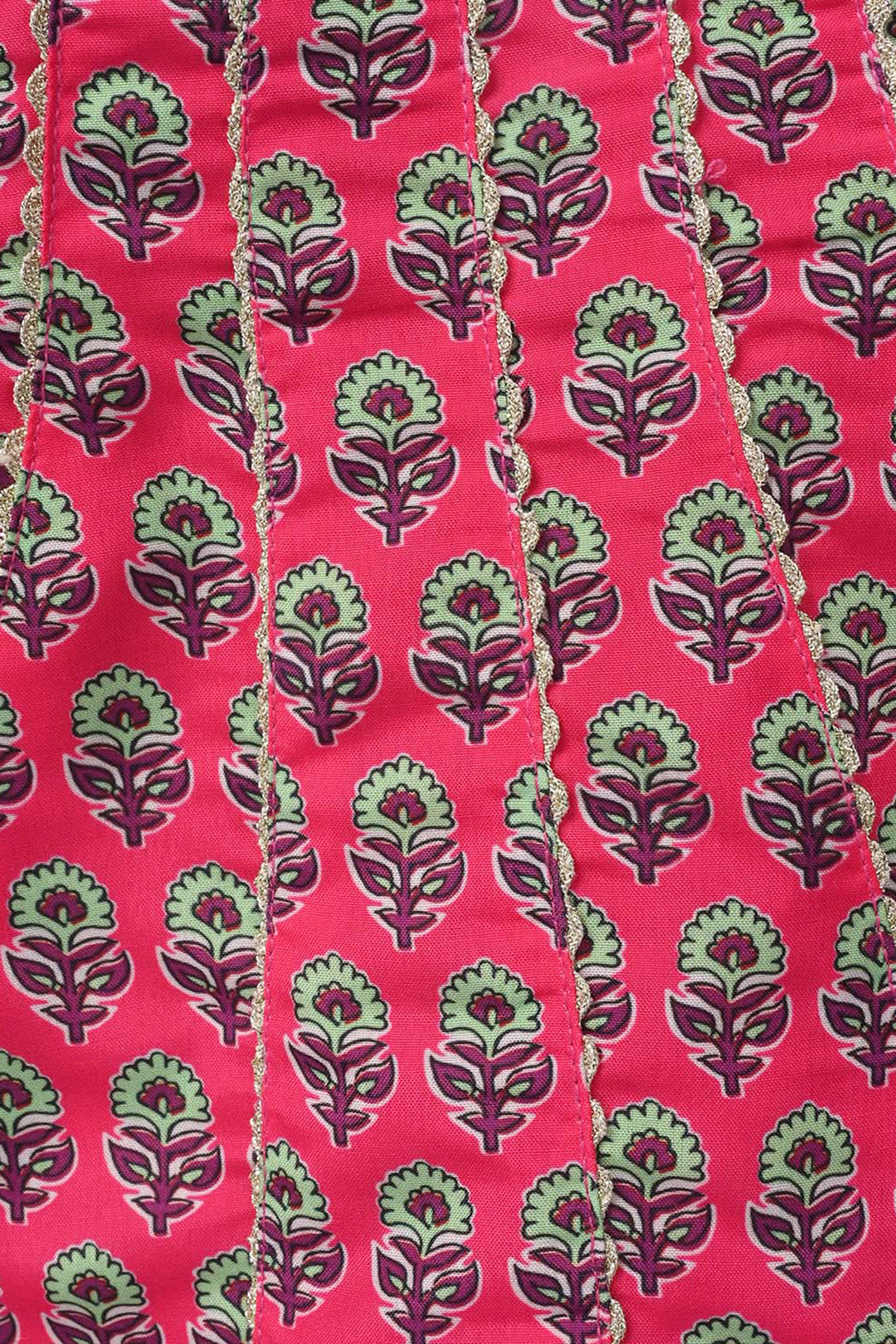 Infant Girls Poly Mesh Printed 2 Pcs - Berry