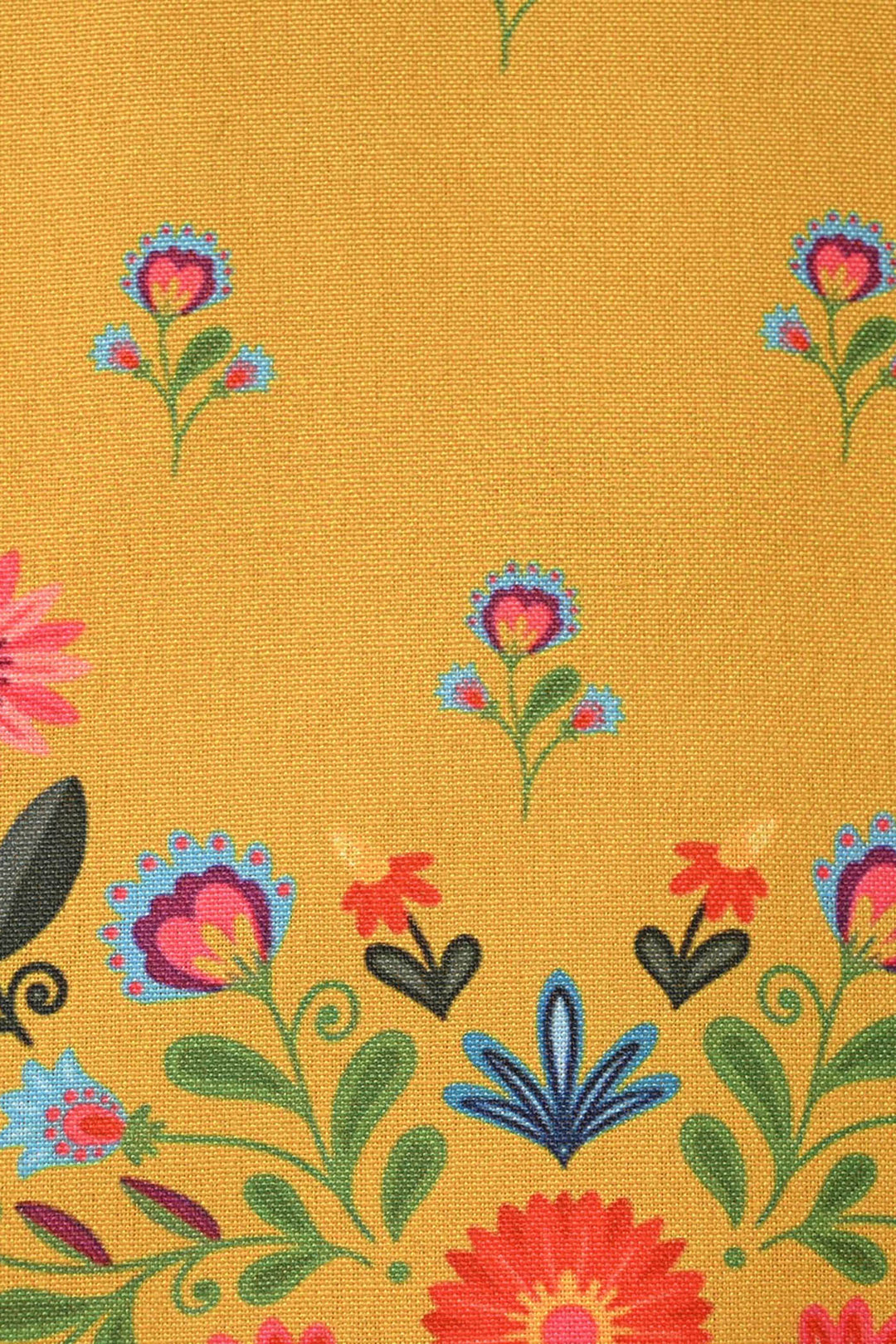 Infant Girls Poly Mesh Printed 2 Pcs Sunny - Mustard