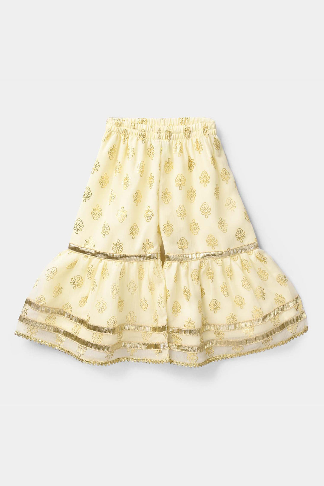 Infant Girls Chiffon 2Pcs (Sona) – Cream