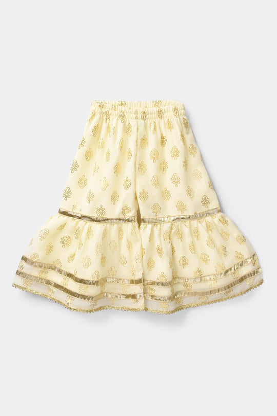 Infant Girls Chiffon 2Pcs (Sona) – Cream