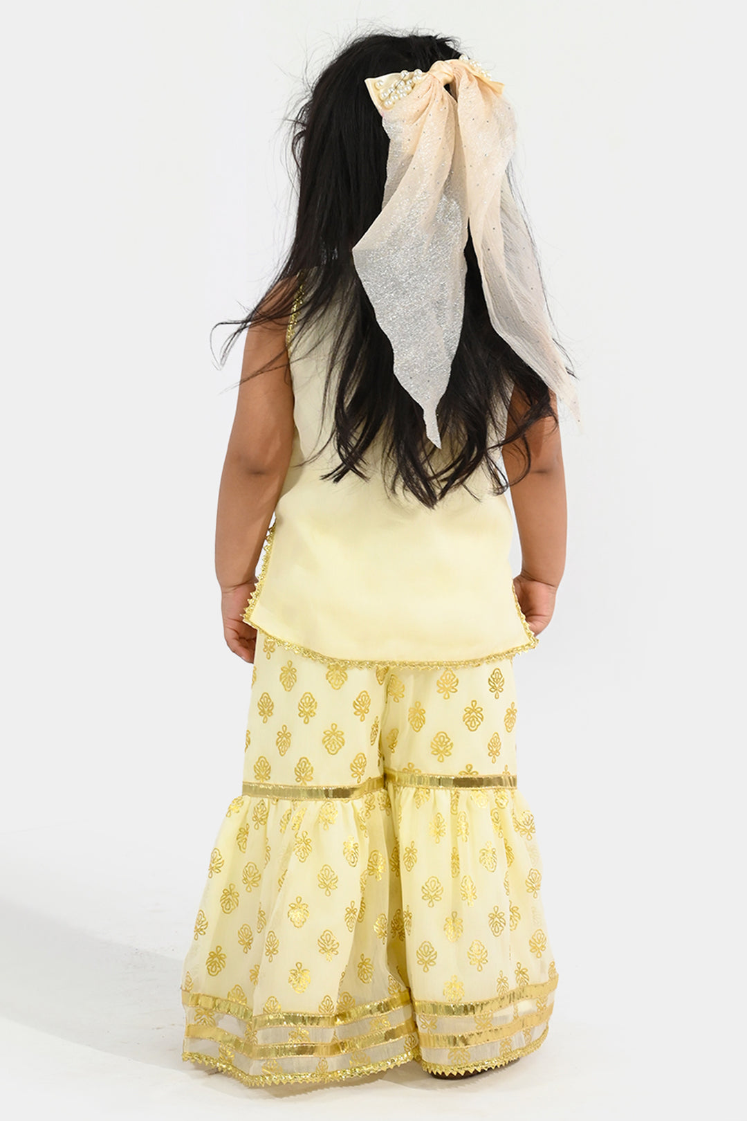 Infant Girls Chiffon 2Pcs (Sona) – Cream