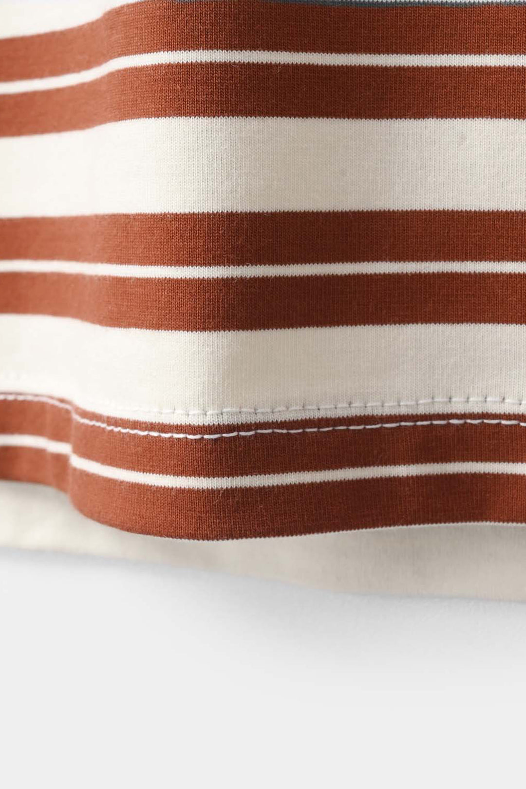 Boys Yarn Dyed T-Shirt (Get Ready) - Brown