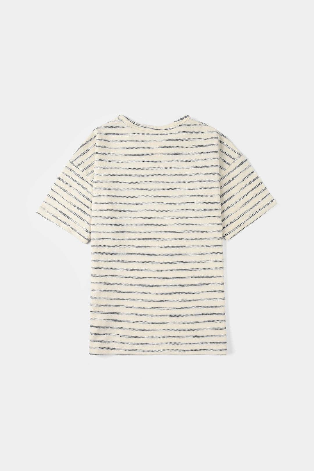 Boys Yarn Dyed T-Shirt (Brooklyn) - Brown