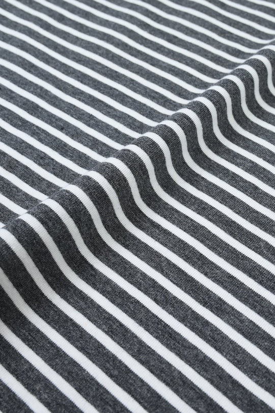 Boys Yarn Dyed T-Shirt (Fearless) - Grey