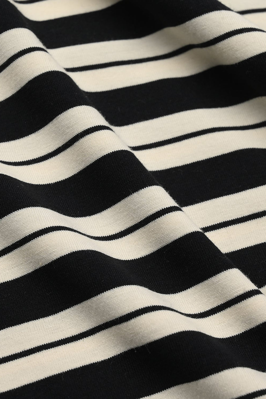 Boys Yarn Dyed Everyday T-Shirt - Black/Cream