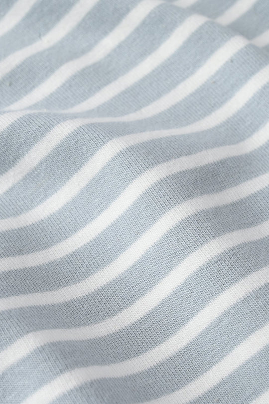Infant Boys Yarn Dyed Round Neck T-Shirt (Race) - Grey