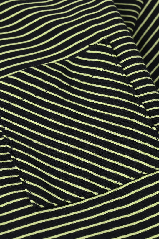 Infant Boys Yarn Dyed Round Neck T-Shirt (Always Smiling) - Black