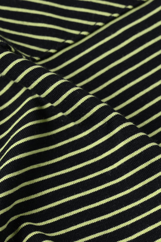 Infant Boys Yarn Dyed Round Neck T-Shirt (Always Smiling) - Black