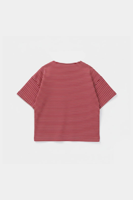 Infant Boys Yarn Dyed T-Shirt - Red