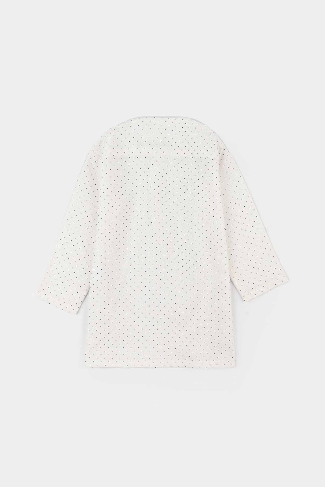 Infant Boys Poly Viscose Kurta Pajama - Off White