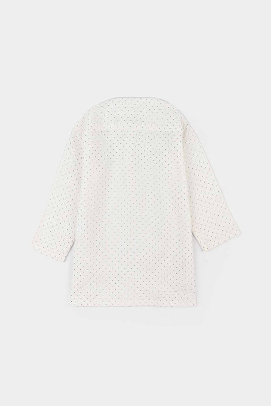 Infant Boys Poly Viscose Kurta Pajama - Off White