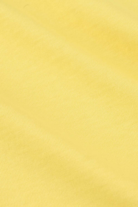 Girls Jersey/Terry T-Shirt (LOVE) - Lemon/Yellow