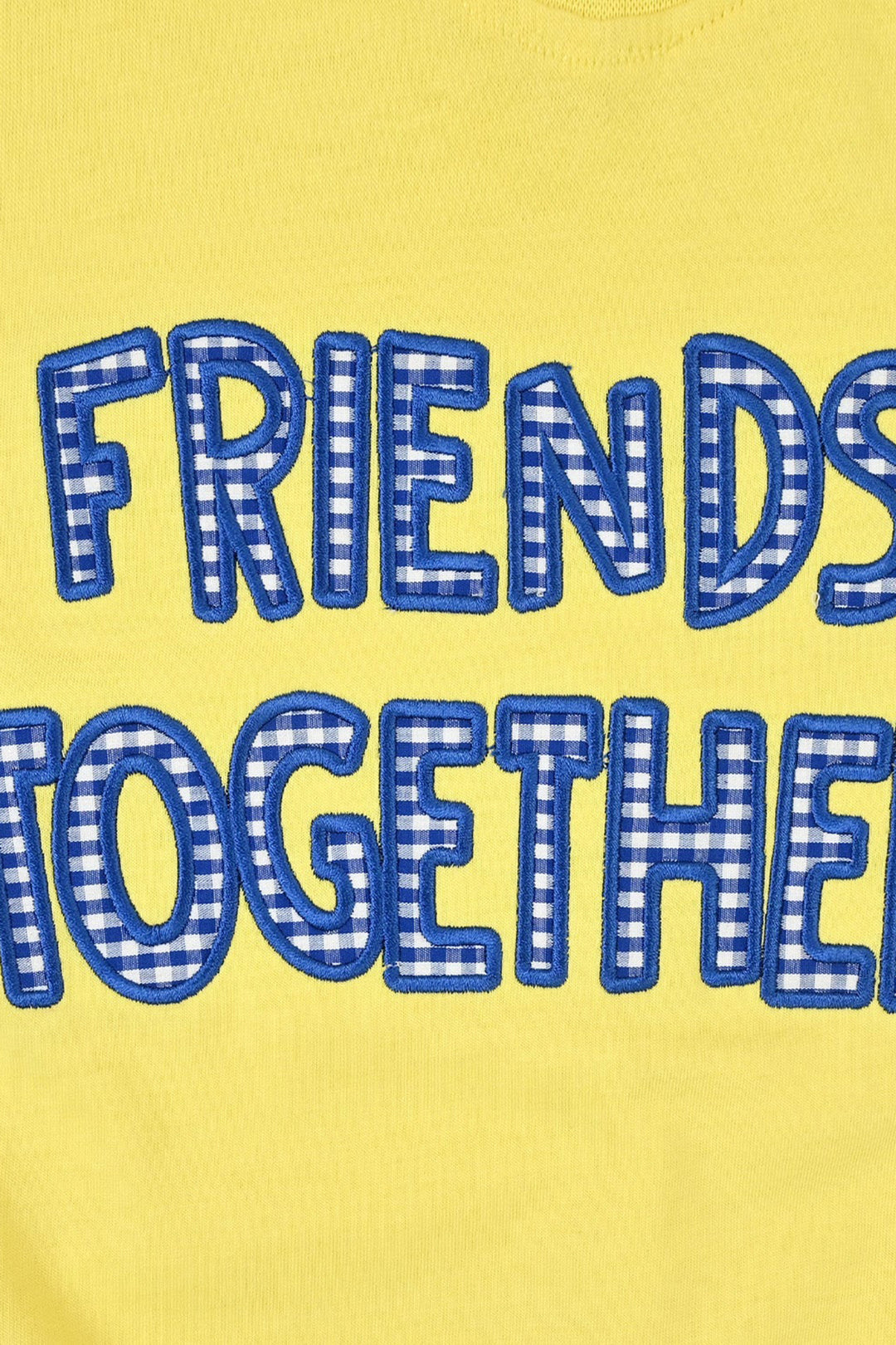 Girls Jersey/Terry T-Shirt (FRIENDS TOGETHER) - Lemon/Yellow