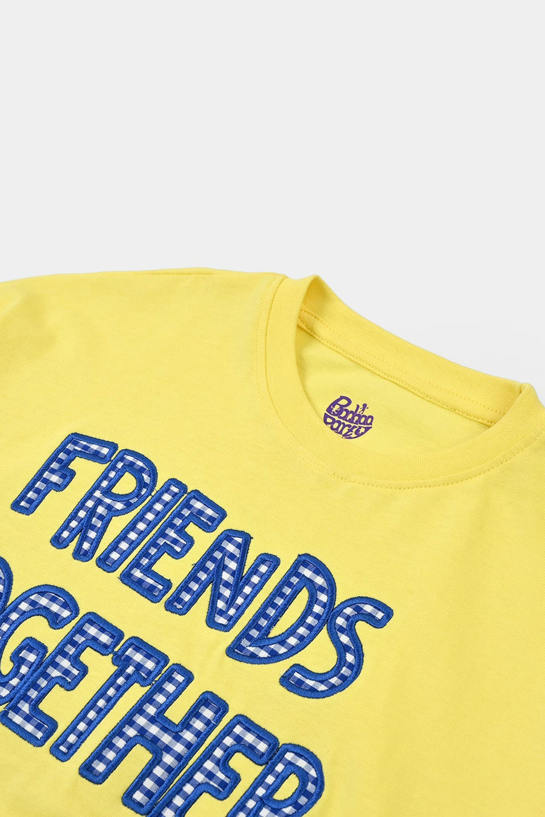 Girls Jersey/Terry T-Shirt (FRIENDS TOGETHER) - Lemon/Yellow