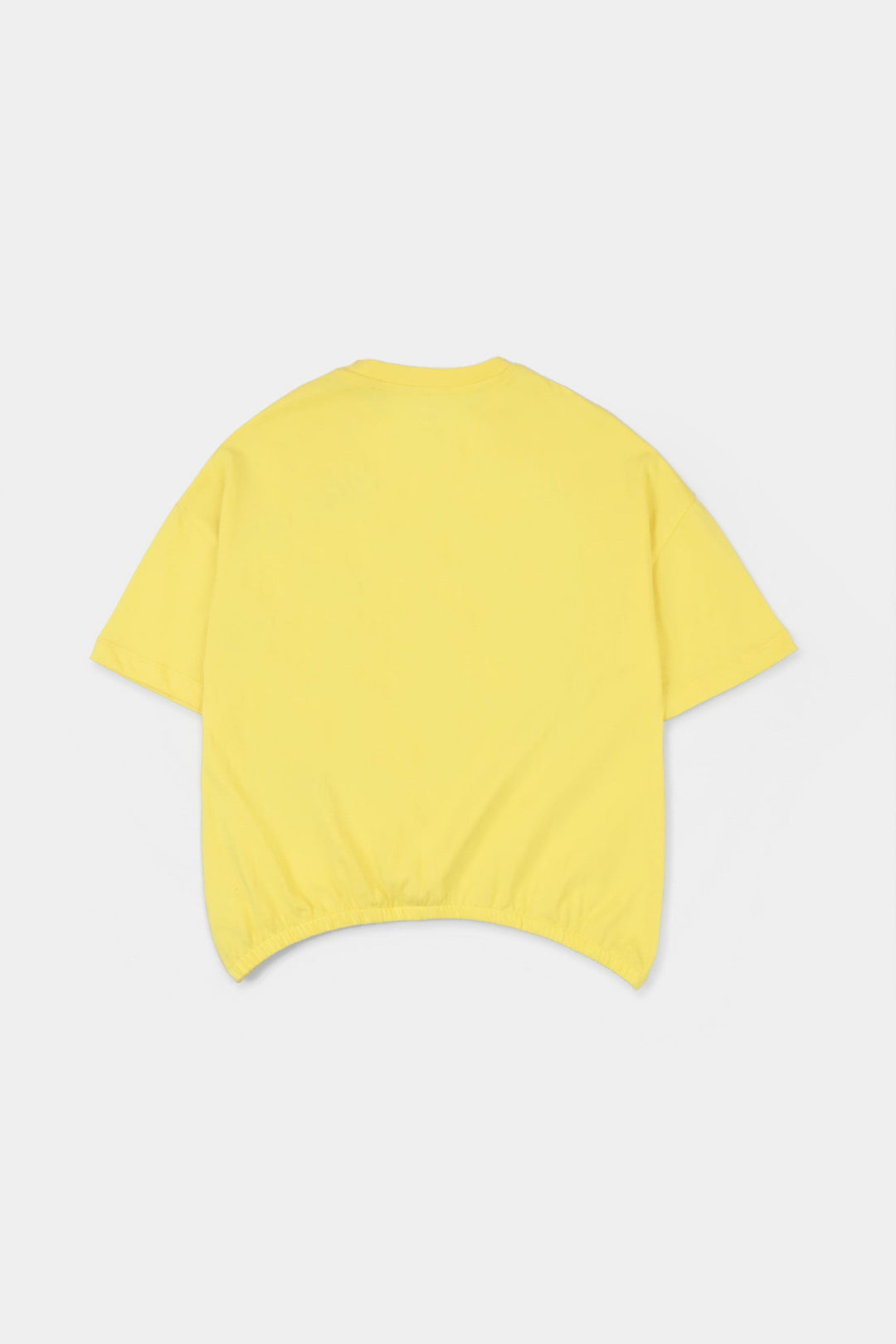 Girls Jersey/Terry T-Shirt (FRIENDS TOGETHER) - Lemon/Yellow