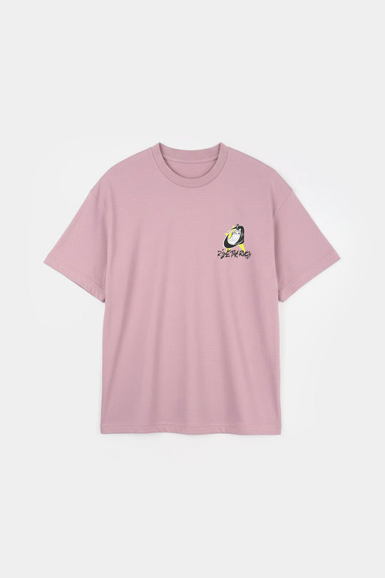 Boys Cotton Jersey T-Shirt (RIDE THE RUSH) - Elderberry