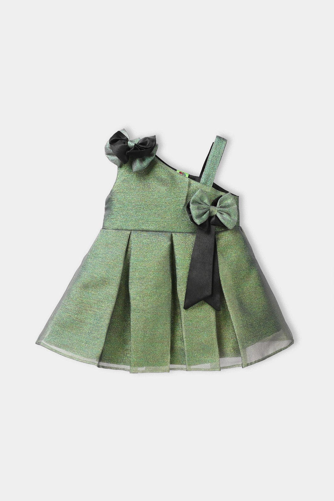 Infant Girls Organza Fancy Frock - Green